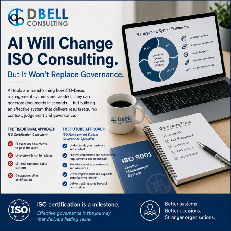 Featured Image - AI Impact on ISO Management System Consulting