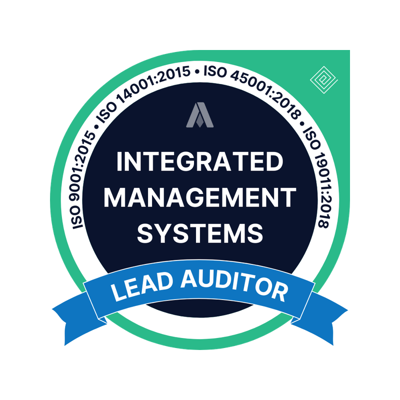 Lead Auditor Integrated Management Systems digital badge – Auditor Training Online (Credly)